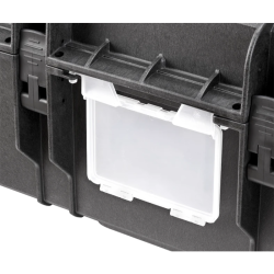 Maleta de transporte hermética impermeable, case vacío con tapa extraíble, tapa y base divididas 50/50 - STARK1090H410-R
