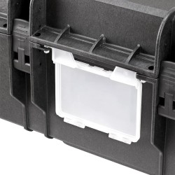 Maleta de transporte hermética impermeable, case vacío con ruedas y tapa abatible STARK1090H510-H