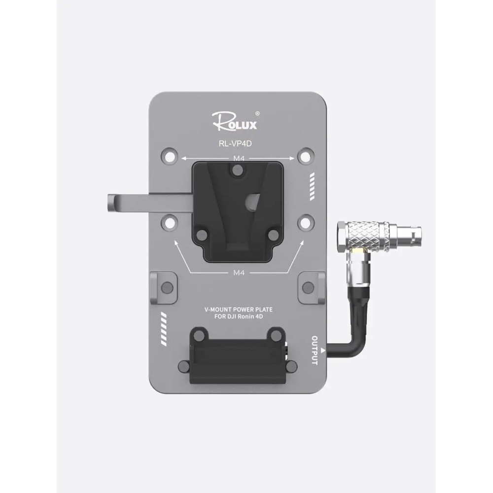 Sistema de alimentación por batería con montura en V para DJI Ronin 4D - Rolux RL-VP4D