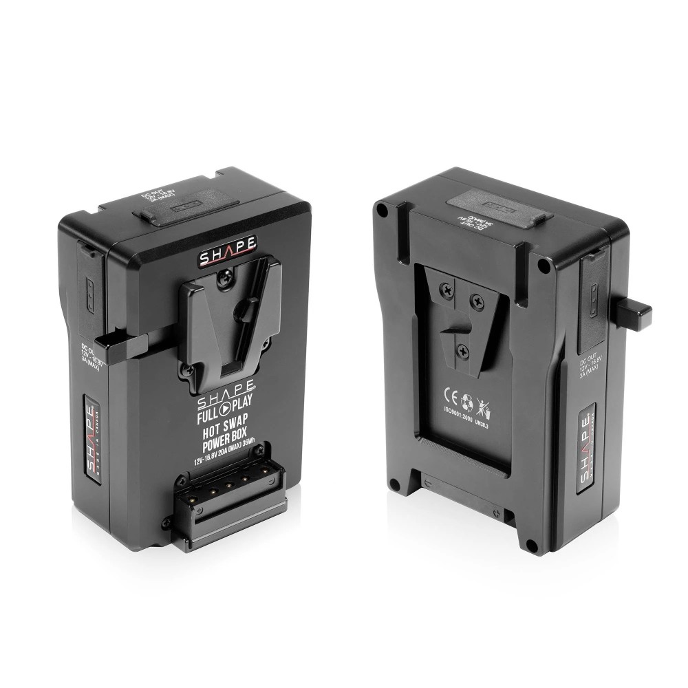 Batería Hot Swap V-Mount Power Box de 14,4 V y 36 Wh – SHAPE / Rolux HSP36