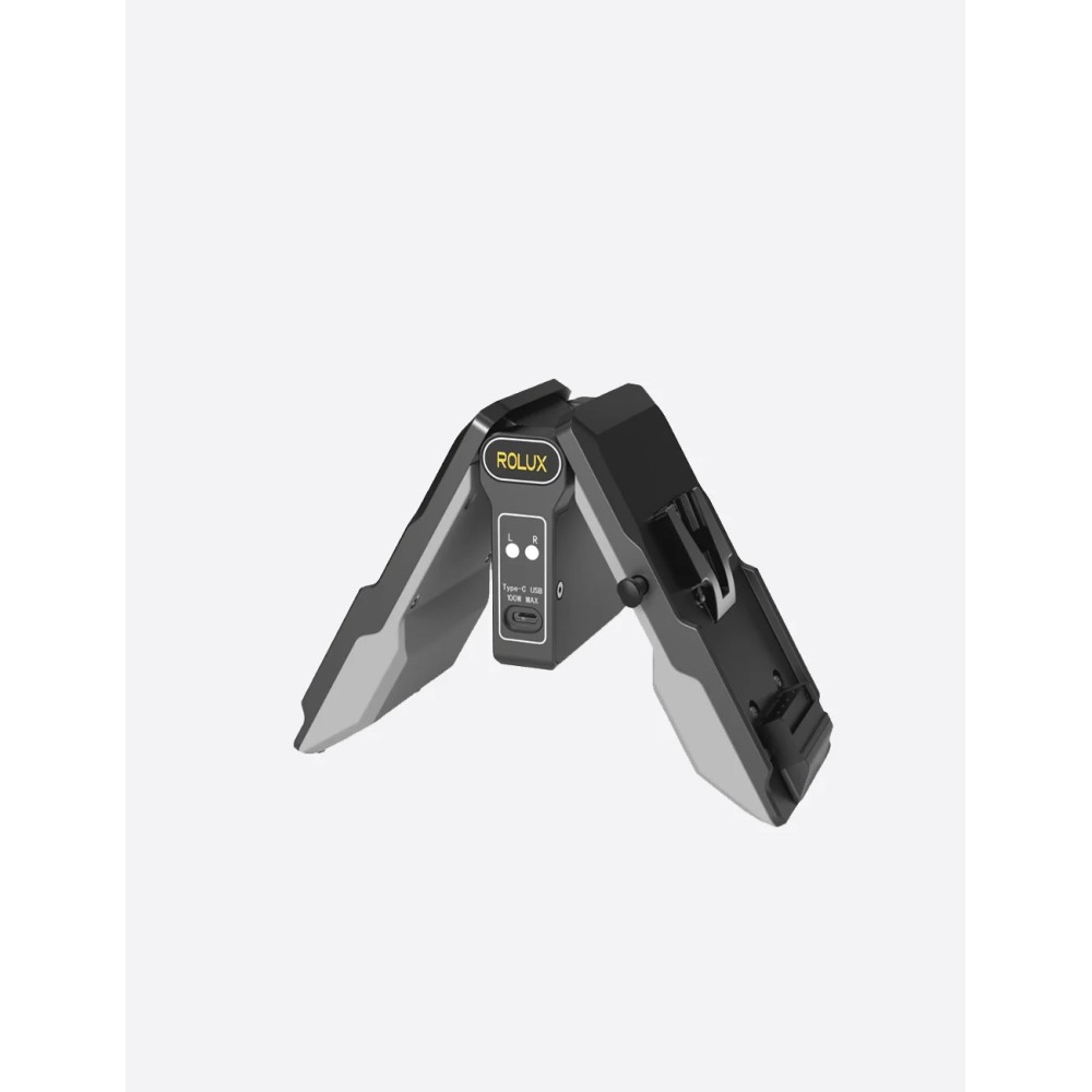 Cargador plegable con doble montura en V – Rolux Powerfold I