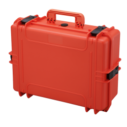 Maleta de transporte hermética impermeable, case con divisiones acolchadas, ruedas y trolley - STARK505CAMTR