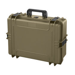 Maleta de transporte hermética impermeable, case con divisiones acolchadas, ruedas y trolley - STARK505CAMTR