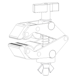 Abrazadera Savior Clamp | Mandíbulas Articuladas y Roscas 1/4”-3/8”