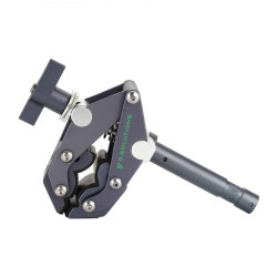 Savior Clamp con Perno 5/8” | Mandíbulas Articuladas y Roscas 1/4-3/8