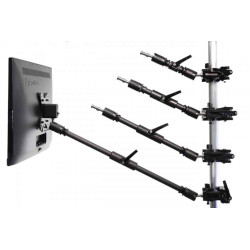Brazo doble articulación 260mm | Compacto y resistente para cámara o luz