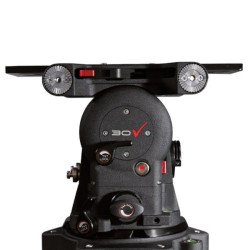 Cabezal fluido Cartoni Maxima 30 | Soporta hasta 40 kg | Base plana Mitchell