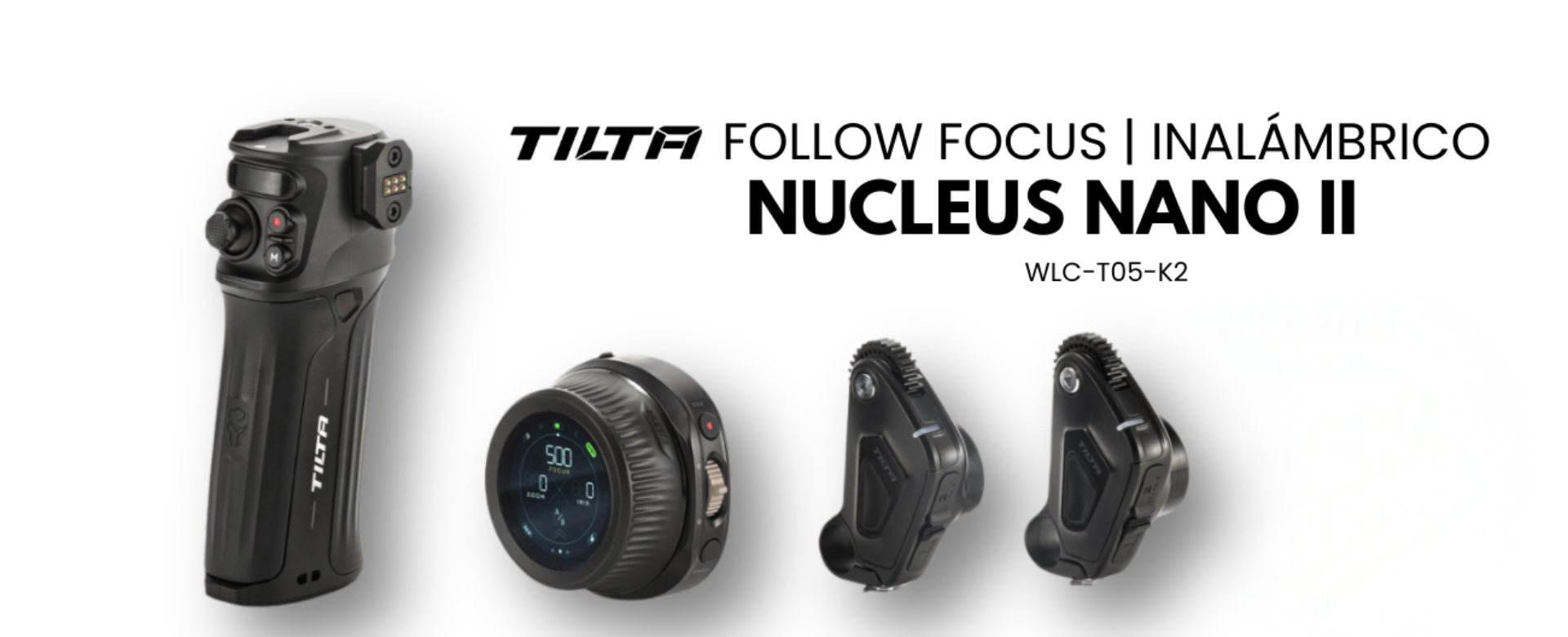 Nucleus Nano II Tilta Sistema de control de lente inalámbrico Kit II (WLC-T05-K2) tilta-nucleus-nano-ii-kit-ii-control-inalambrico
